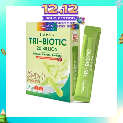 HOLISTIC WAY Super Tri-Biotic 20 Billion 15s x 1.8g