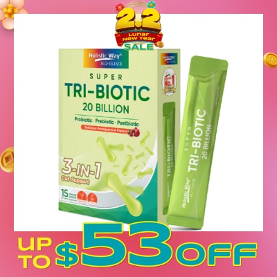HOLISTIC WAY Super Tri-Biotic 20 Billion 15s x 1.8g