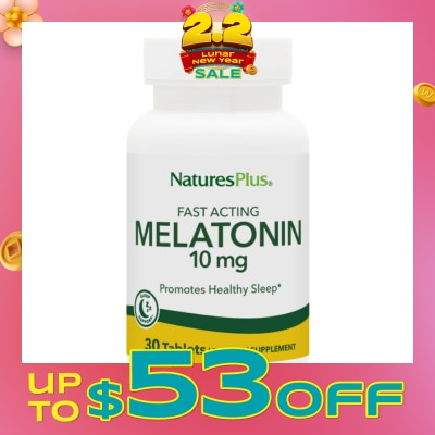 NATURE'S PLUS Melatonin 10mg 30s