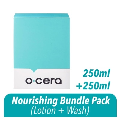 O'CERA Nourishing Packset consists Body Wash 250ml + Body Lotion 250ml
