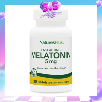 NATURE'S PLUS - Melatonin 5mg 30s