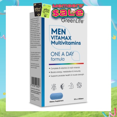GREENLIFE - Men Vitamax Multivitamins 60s