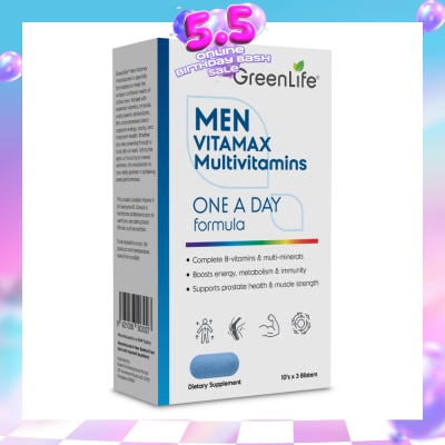 GREENLIFE - Men Vitamax Multivitamins 60s