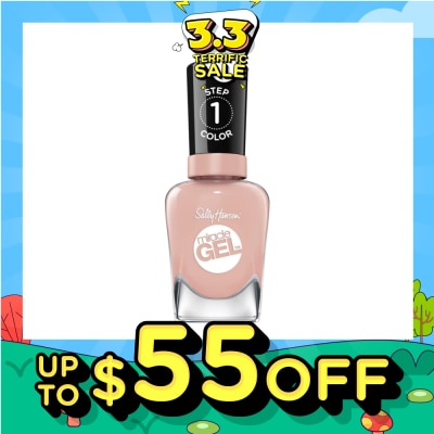 SALLY HANSEN Miracle Gel Nail Polish Peaches & Dream IV 14.7ml