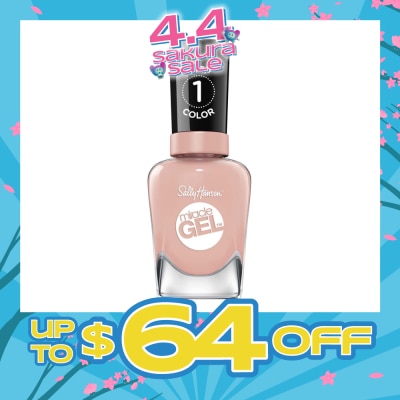 SALLY HANSEN - Miracle Gel Nail Polish Peaches & Dream IV 14.7ml