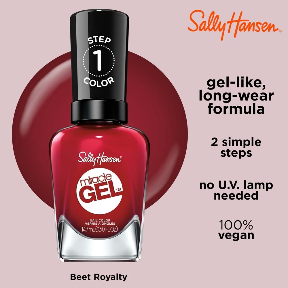 Miracle Gel Nail Polish Beet Royalty IV 14.7ml