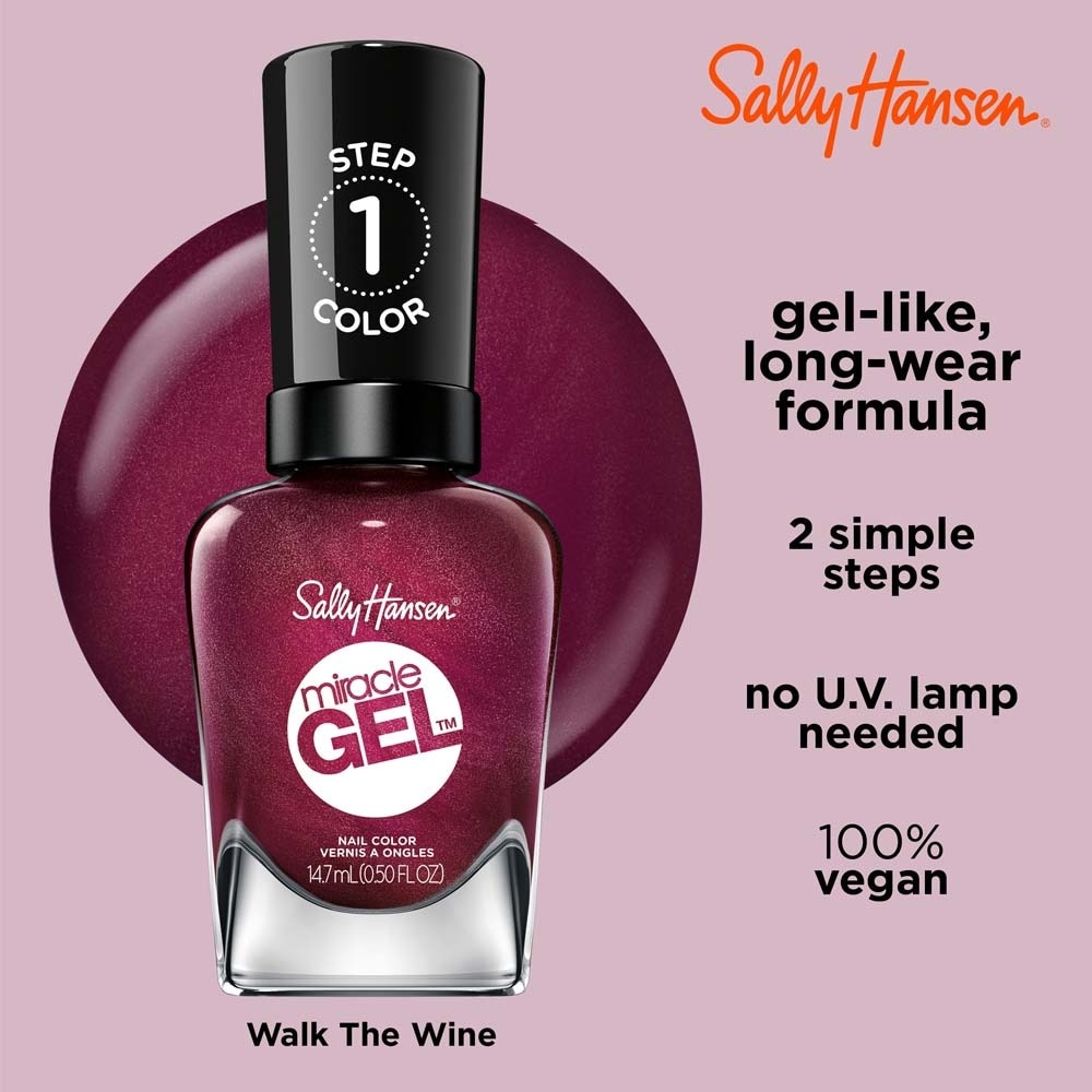 Miracle Gel Nail Polish Walk The Wine IV 14.7ml