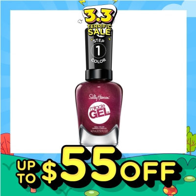 SALLY HANSEN Miracle Gel Nail Polish Walk The Wine IV 14.7ml