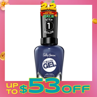 SALLY HANSEN Miracle Gel Nail Polish Midnight Mod IV 14.7ml