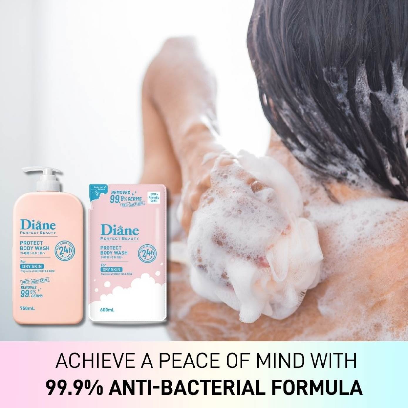 Perfect Beauty Protect Body Wash Dry Skin Refill 600ml