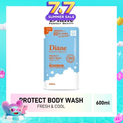 MOIST DIANE - Beauty Protect Body Wash Fresh & Cool Refill 600ml
