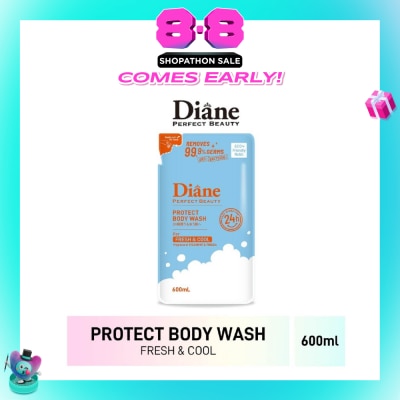 MOIST DIANE - Beauty Protect Body Wash Fresh & Cool Refill 600ml