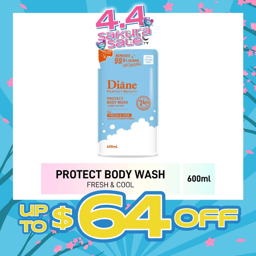 Beauty Protect Body Wash Fresh & Cool Refill 600ml