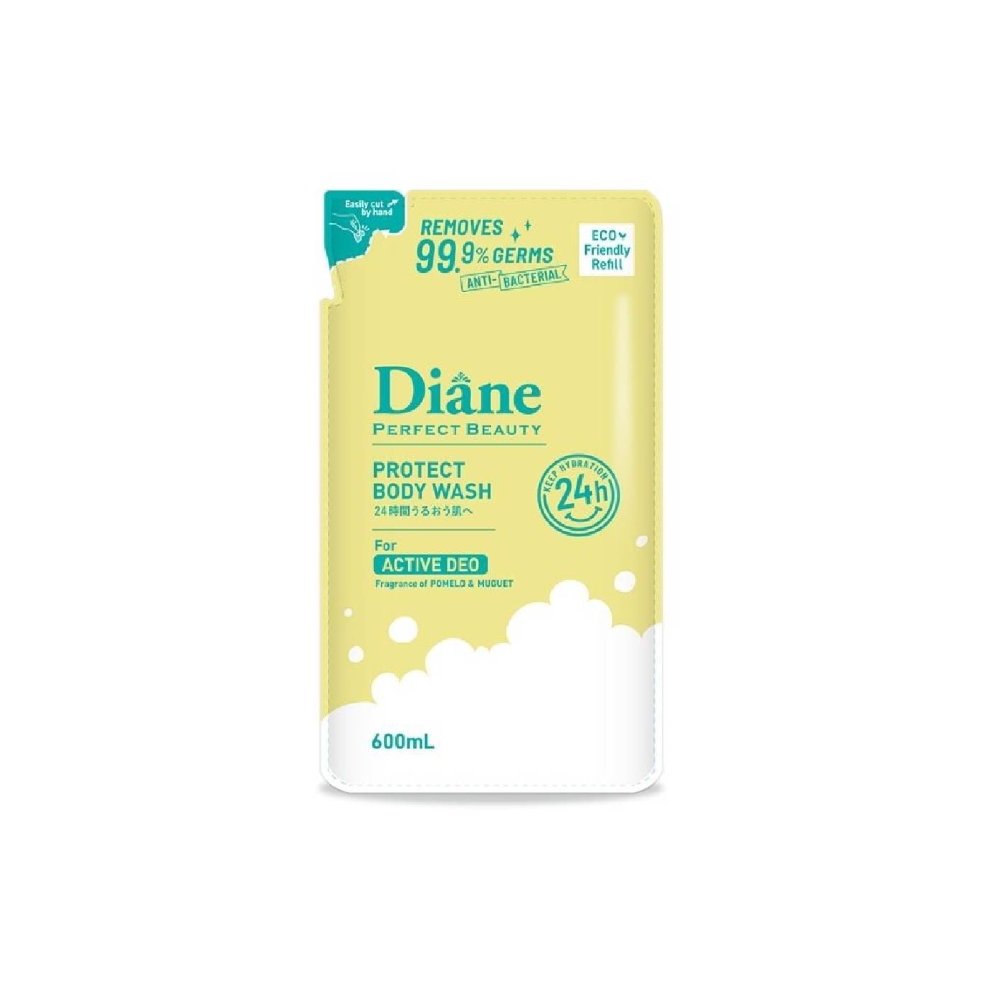 Beauty Protect Body Wash Active Deo Refill 600ml