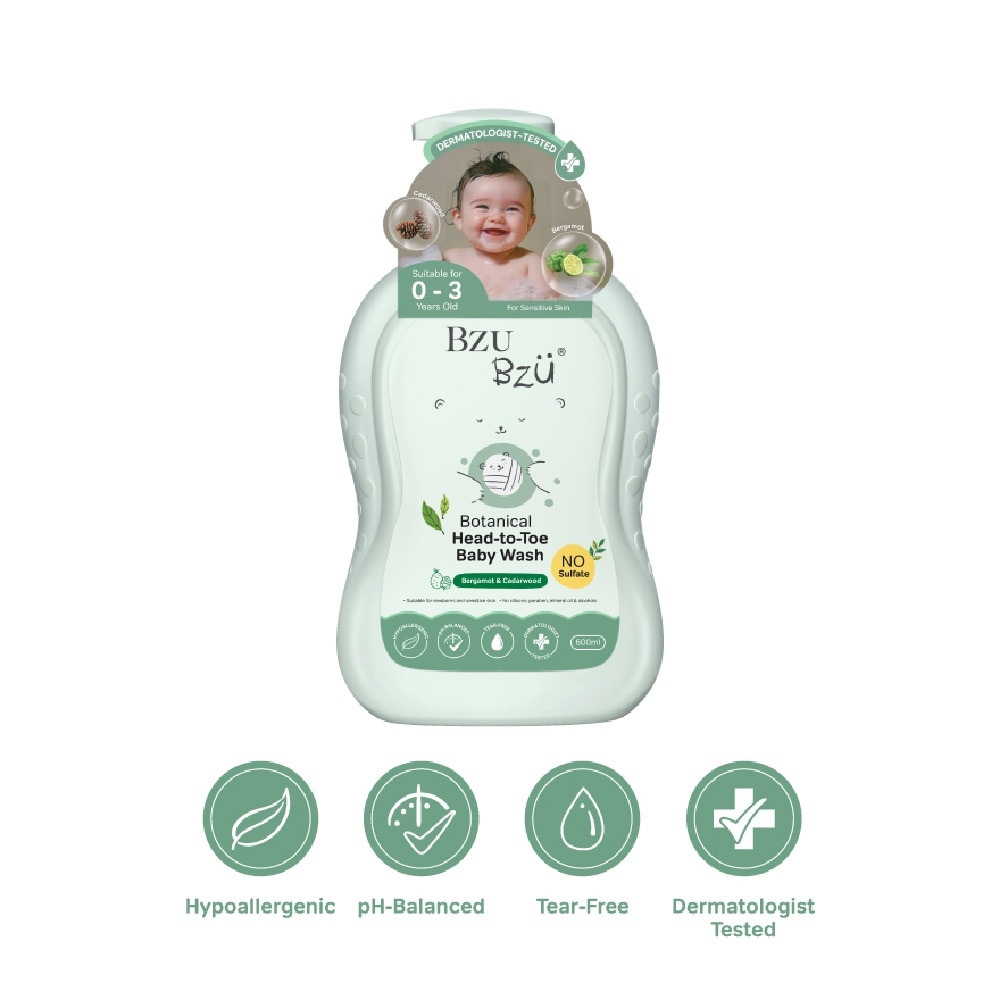 Botanical Head-To-Toe Baby Wash 600ml