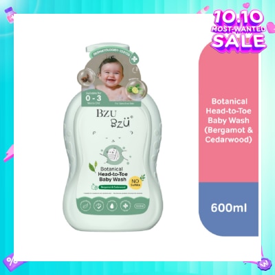 BZU BZU Botanical Head-To-Toe Baby Wash 600ml