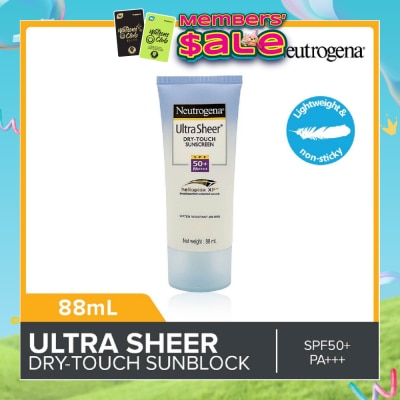 NEUTROGENA - Ultra Sheer Dry Touch Sunscreen SPF50+ PA+++ 88ml