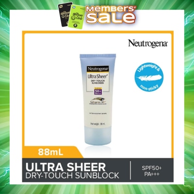 NEUTROGENA - Ultra Sheer Dry Touch Sunscreen SPF50+ PA+++ 88ml