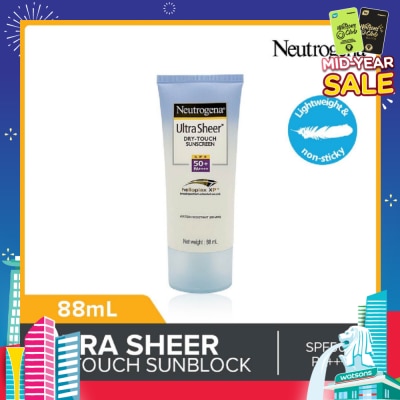 NEUTROGENA Ultra Sheer Dry Touch Sunscreen SPF50+ PA+++ 88ml