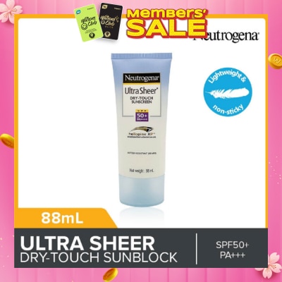 NEUTROGENA Ultra Sheer Dry Touch Sunscreen SPF50+ PA+++ 88ml