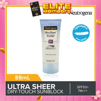 NEUTROGENA Ultra Sheer Dry Touch Sunscreen SPF50+ PA+++ 88ml