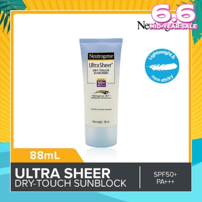 NEUTROGENA Ultra Sheer Dry Touch Sunscreen SPF50+ PA+++ 88ml