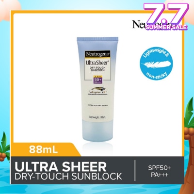 NEUTROGENA Ultra Sheer Dry Touch Sunscreen SPF50+ PA+++ 88ml