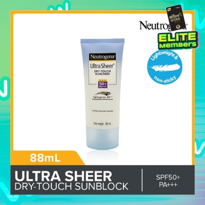 NEUTROGENA Ultra Sheer Dry Touch Sunscreen SPF50+ PA+++ 88ml