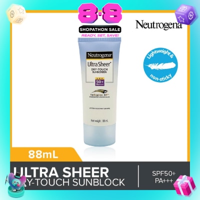 NEUTROGENA - Ultra Sheer Dry Touch Sunscreen SPF50+ PA+++ 88ml