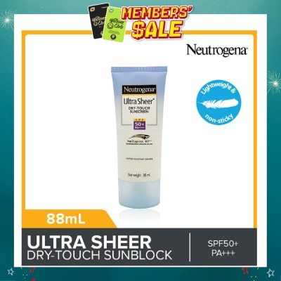 NEUTROGENA - Ultra Sheer Dry Touch Sunscreen SPF50+ PA+++ 88ml