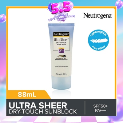 NEUTROGENA - Ultra Sheer Dry Touch Sunscreen SPF50+ PA+++ 88ml