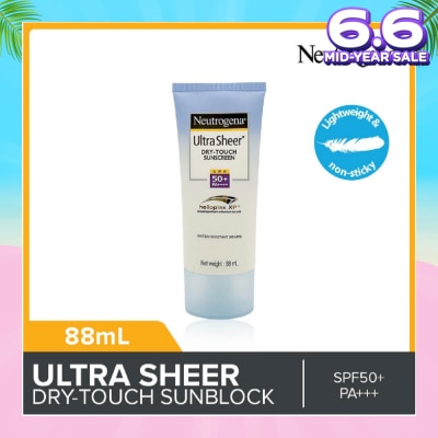 NEUTROGENA Ultra Sheer Dry Touch Sunscreen SPF50+ PA+++ 88ml
