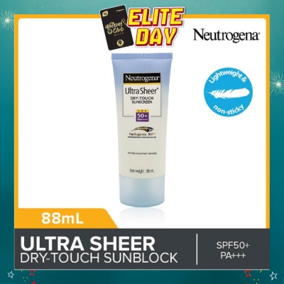 NEUTROGENA - Ultra Sheer Dry Touch Sunscreen SPF50+ PA+++ 88ml