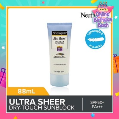 NEUTROGENA Ultra Sheer Dry Touch Sunscreen SPF50+ PA+++ 88ml