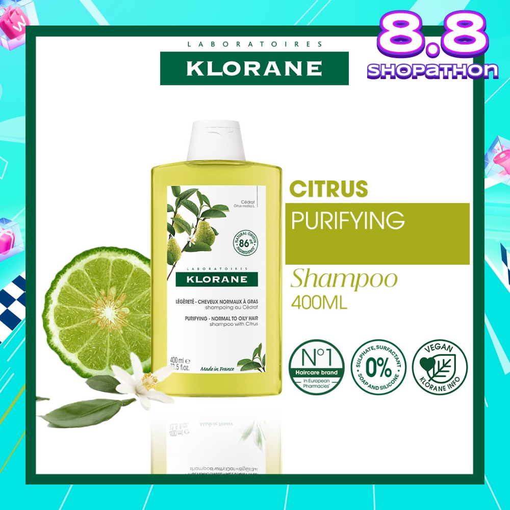 Purifying Citrus Shampoo (To Cleanses & Purifies Scalp, For Normal To Oily Hair) 400ml