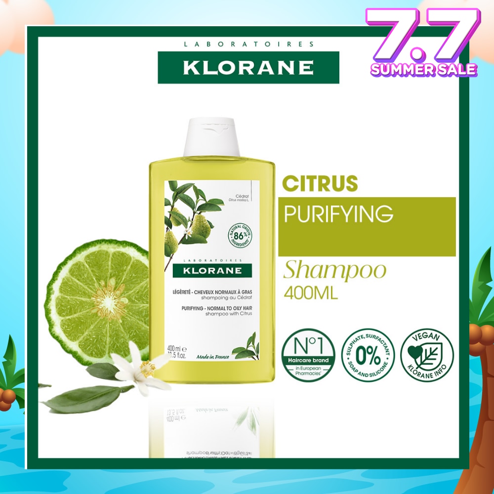 Purifying Citrus Shampoo (To Cleanses & Purifies Scalp, For Normal To Oily Hair) 400ml