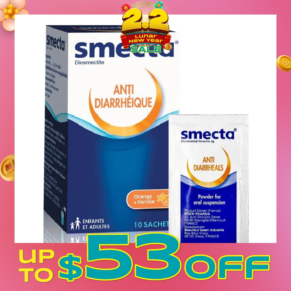 Orange-Vanilla Powder (Treats and Relieves Diarrhea) 10s