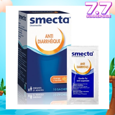 SMECTA  Orange-Vanilla Powder (Treats and Relieves Diarrhea) 10s