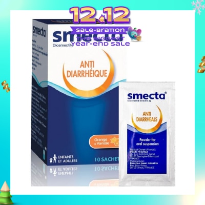 SMECTA  Orange-Vanilla Powder (Treats and Relieves Diarrhea) 10s