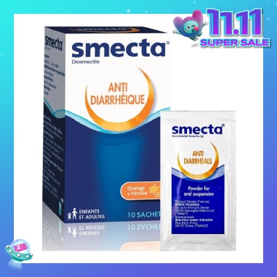 SMECTA  Orange-Vanilla Powder (Treats and Relieves Diarrhea) 10s