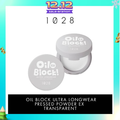1028 Oil Block Ultra Longwear Pressed Powder Ex Transparent 5g