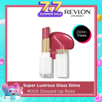 REVLON - Super Lustrous Glass Shine #005 Glossed Up Rose 1s