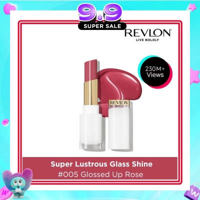 REVLON - Super Lustrous Glass Shine #005 Glossed Up Rose 1s image