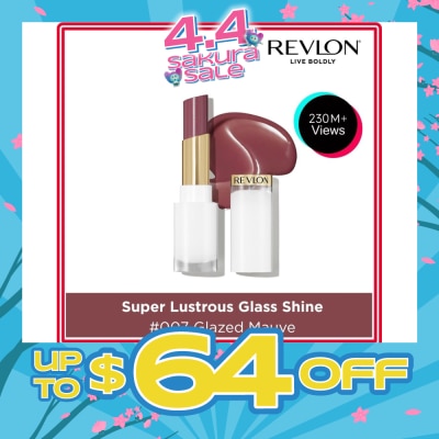 REVLON - Super Lustrous Glass Shine #007 Glazed Mauve 1s