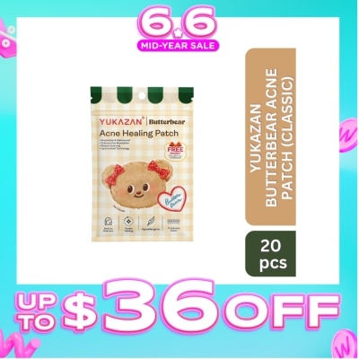 YUKAZAN - Acne Healing Patch Butterbear Classic 20s
