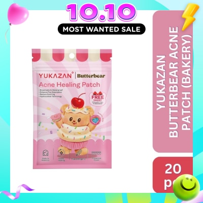 YUKAZAN Acne Healing Patch Butterbear Bakery 20s image