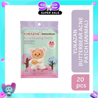 YUKAZAN - Acne Healing Patch Butterbear Animal 20s image