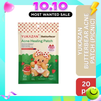 YUKAZAN Acne Healing Patch Butterbear Picnic 20s image
