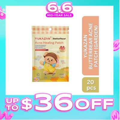 YUKAZAN - Acne Healing Patch Butterbear Garden 20s