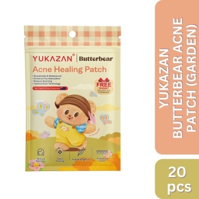 YUKAZAN Acne Healing Patch Butterbear Garden 20s